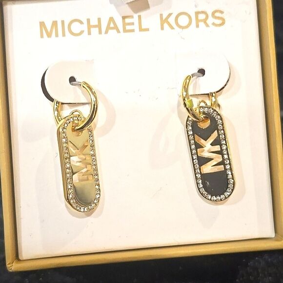 Michael Kors Tiger's Eye Empire Earrings - Picture 6 of 8